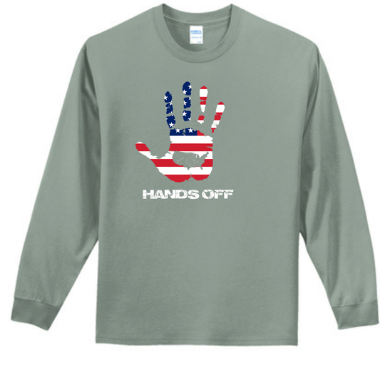 Hands Off Long Sleeve Tee