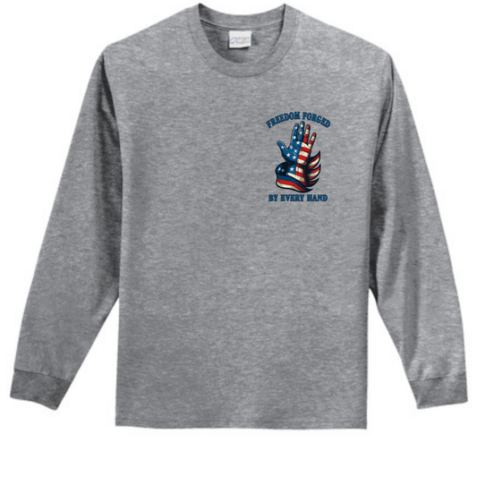 Freedom Forged Left Chest Long Sleeve Tee