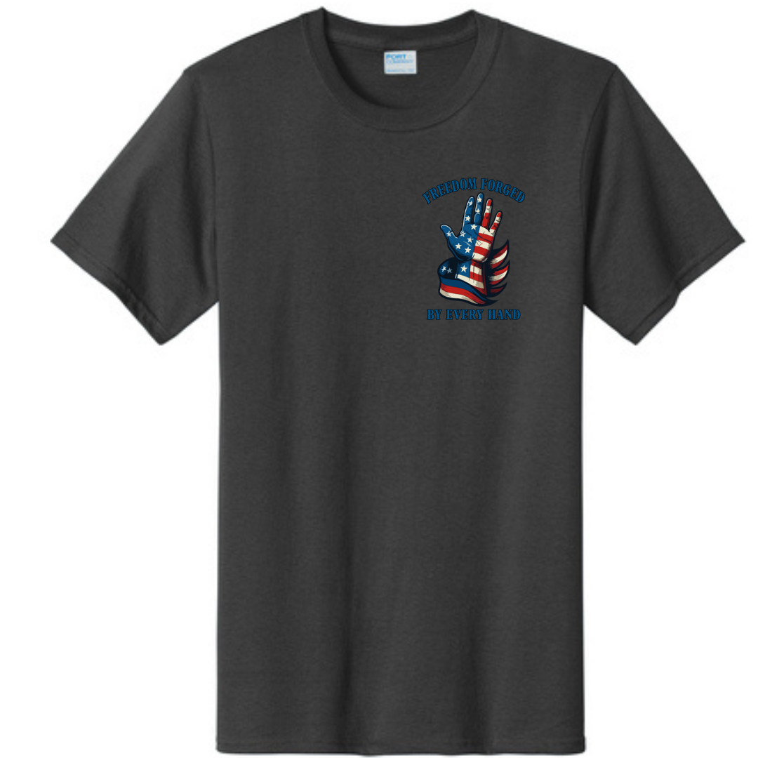 Freedom Forged Left Chest Short Sleeve Tee