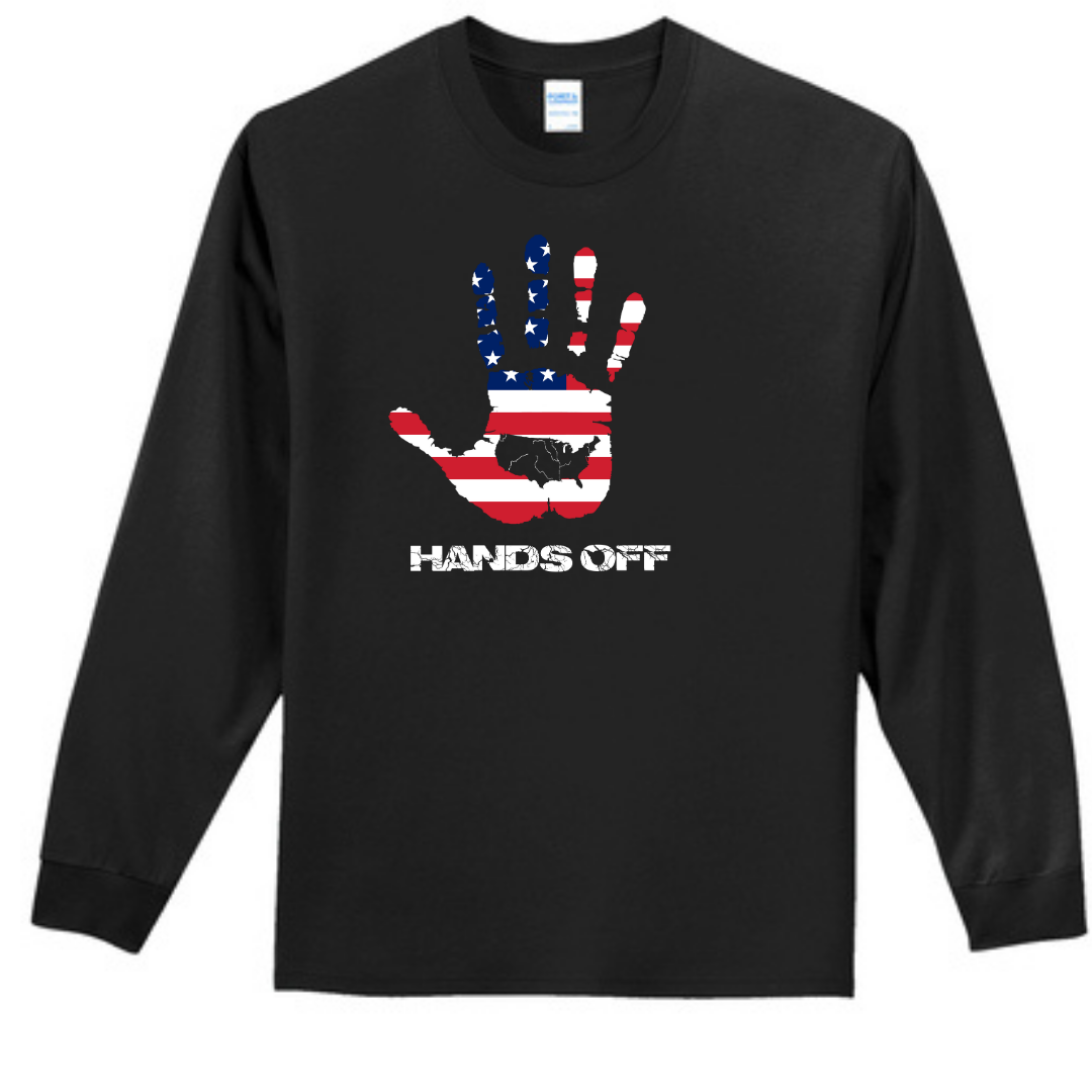Hands Off Long Sleeve Tee