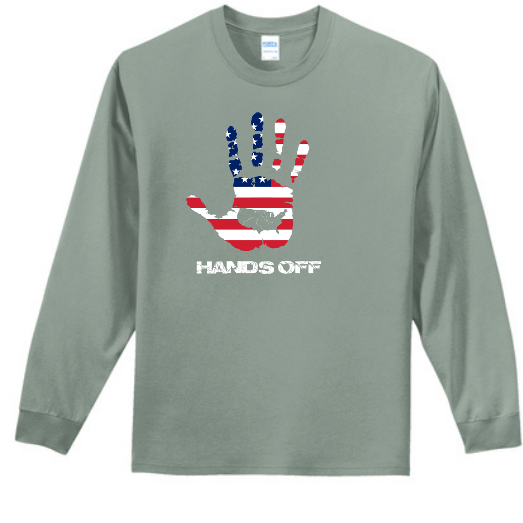 Hands Off Long Sleeve Tee
