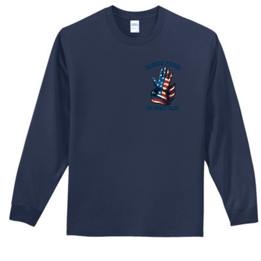 Freedom Forged Left Chest Long Sleeve Tee
