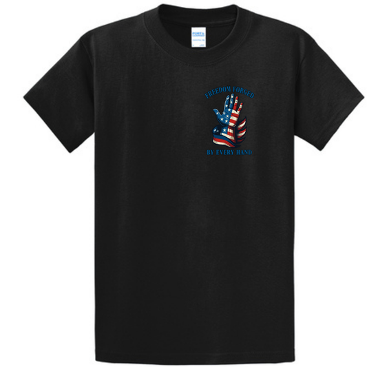 Freedom Forged Left Chest Short Sleeve Tee