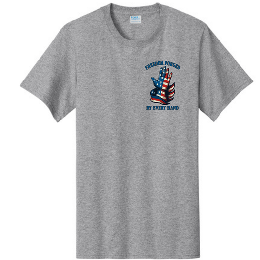 Freedom Forged Left Chest Short Sleeve Tee