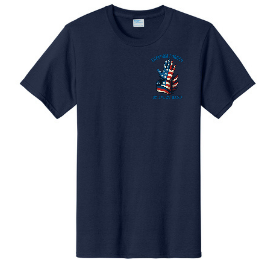 Freedom Forged Left Chest Short Sleeve Tee